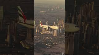 Fly Emirates over Dubai #aviationlovers #aviationgeek #fly #aviation #planespotting #flyemirates