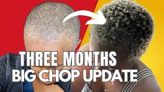 Three months of hair growth (documenting my hair growth journey)#bigchophair #4chair