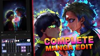 How to make a manga edit on Capcut | CapCut Tutorial