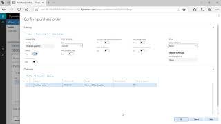 Dynamics 365 Finance & Operations - Procure-to-Pay Process Demo