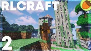 Crashing Into The Castle!!! | Minecraft RLCraft Let’s Play [Ep.2]