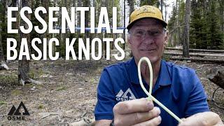 5 Essential Basic Knots | Knot Tying for Beginners | OSMEtv