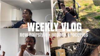 WEEKLY VLOG • New hair • Grocery delivery • dinner