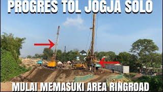 PROGRES TOL JOGJA SOLO SEKSI 2  RUAS TRIHANGGO -JUNCTION SLEMAN MULAI DI KEBUT