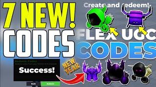 ️UPDATE!!️ ALL WORKING CODES FOR FLEX UGC IN 2025 - ROBLOX FLEX UGC CODES