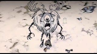 Don't Starve Together - Deerclops Boss Fight