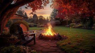 The art corner | Cozy Campfire Night | Relaxing Crackling Fire | Nature Sounds for SleepDescription