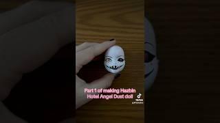 Pt. 1 of making Hazbin Hotel Angel Dust doll #hazbinhotel #art #hazbinhotelangeldust #ooakdoll