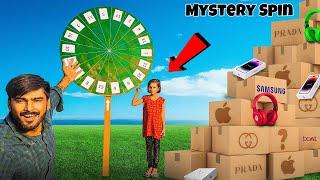 Opening Mystery Spin With Childrens And Get Biggest Price - एक बच्चे के डाइपर निकल गया 