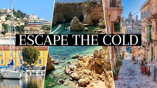 ESCAPE THE COLD - 15 Warm Places to Visit in Europe This Winter | Travel Guide 2023 4K