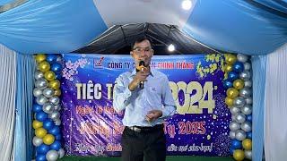 Ông Tống Văn Sơn, Tổng giám đốc Công ty cổ phần Chính Thắng phát biểu khai mạc Tiệc Tất Niên