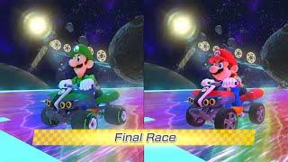 Mario Kart 8 Deluxe | 2 player (Luigi vs Mario) | 50 CC | Wave 3 Track