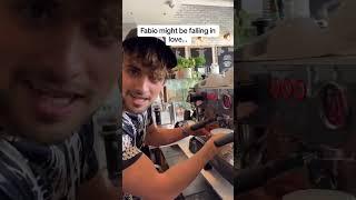 That look at the end  #fabioandben #love  #reaction #coffee