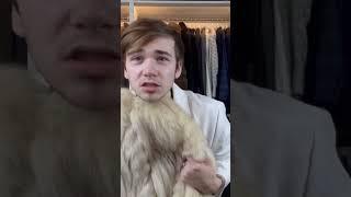 Do you like real or fake fur?  #realfur #furcoat #furry #luxury #unboxing #coat #shorts #viral #lv