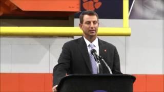 TigerNet.com - Dabo Swinney emotional as he speaks on Clemson's new football home