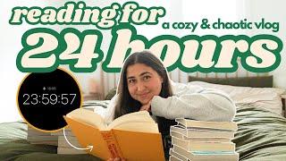 reading as many books as possible in 24 hours ⭐️⏰ a cozy *spoiler free* reading vlog!