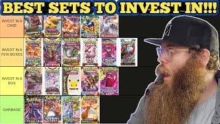 Best Pokémon Sets To Invest In!!! RANKING ALL SWSH & S&V SETS!