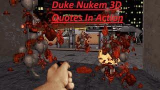 Duke Nukem 3D All Quotes With In Game Footage