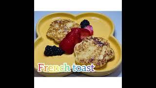 Easy baby breakfast - french toast for 1 year old