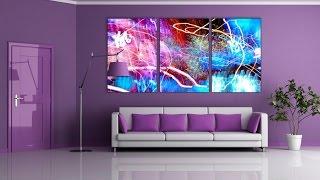 Purple wall paint living room furniture decor ideas