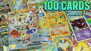 100pcs Pokemon Cards Glory Pack from Aliexpress