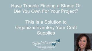 Easy System To Search Your Craft Supplies and Find What You're Looking For