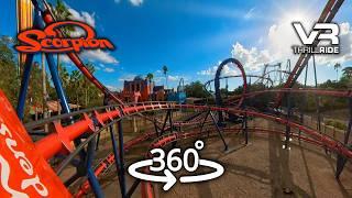 360° Scorpion - Final Ride: Farewell to a Busch Gardens Legend VR epic Roller Coaster #rollercoaster