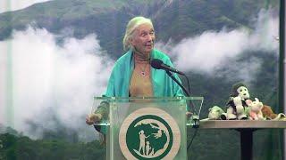 Legendary conservationist Jane Goodall inspires youth to make positive impact