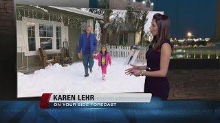 Boise home turns to winter wonderland