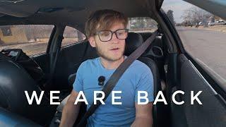 Back in the car!