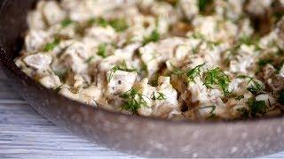 СЛИВОЧНЫЕ БАКЛАЖАНЫ как ГРИБОЧКИ