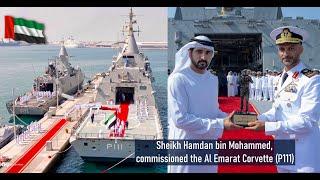 Sheikh Hamdan / فزاع FAZZA / commissioned the Al Emarat Corvette (P111)