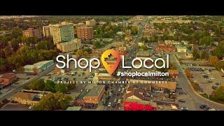 #Shoplocalmilton - ad by Milton Chamber of Commerce