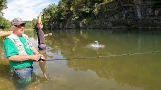 Creek Fishing for Smallmouth Bass and Perch!