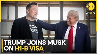 Trump Sides With Elon Musk On H1-B Visa Programme | World News