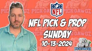 Free NFL Picks and Props Today 10/13/2024 | Kevin Thomas’ Free NFL Predictions