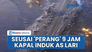 Kapal Induk AS USS Harry Truman Kabur dari Laut Merah seusai 'Perang' 9 Jam Dengan Houthi, Menyerah?