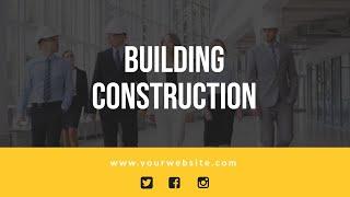 Free Construction Company Video Template (Customizable) - FlexClip