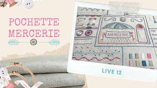 Pochette de Mercerie Live 12 - Broderie traditionnelle pour débutante - Brodons Ensemble