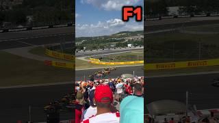 Difference of speed at start F3-F2-F1 #f1 #formula1 #hungaroring #F2 #F3 #formula #racestart