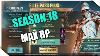 PUBG MOBILE SEASON 18 RP MAX || KAIOP