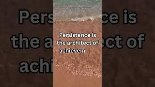 #persistence is the #architect of #achievement