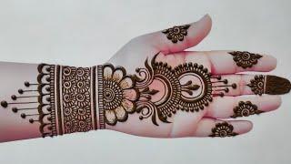 Simple mehndi design for front hand| mehandi ka design| mahndi ke digain| easy mehndi design