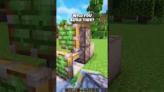Minecraft Automatic Door (Die With A Smile) #minecraft #shorts