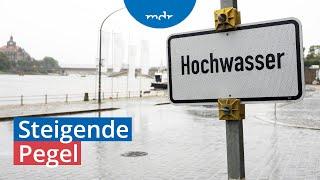 Hochwasserlage in Sachsen spitzt sich zu | MDR um 4