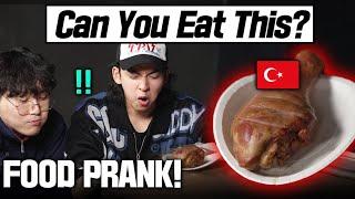 Korean Guys are Pranked by 'Traditional Dishes' of Turkey, Poland and Belgium!