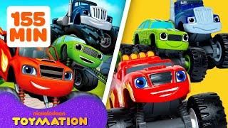 155 MINUTES of Blaze's TOP Rescues & Missions! | Blaze and the Monster Machines Toys | Toymation