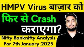 NIFTY PREDICTION FOR TOMORROW & BANKNIFTY ANALYSIS FOR 7TH JAN 2025 | MARKET ANALYSIS FOR TOMORROW