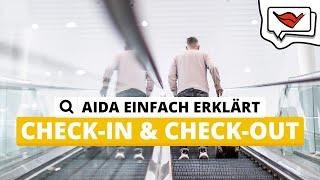 Check-in und Check-out | AIDA einfach erklärt 
