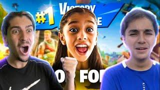 SI MA SOEUR FAIT PAS TOP1 ELLE SUPPRIME FORTNITE !